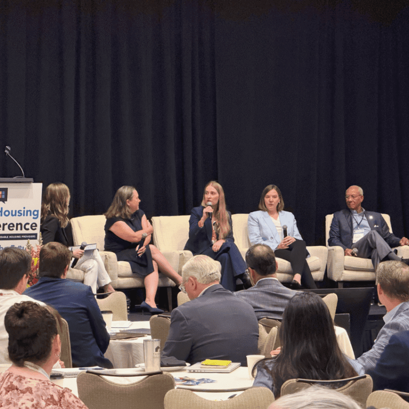 TFH Executive Director Felicity Maxwell spoke to a packed room of affordable housing professionals at this years TAAHP Conference in Austin.